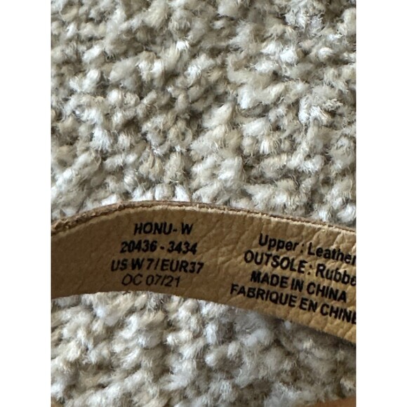 OLUKAI Women's Honu Sandals, TAN Size 7 women’s - Picture 5 of 6